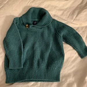 Baby Gap teal sweater